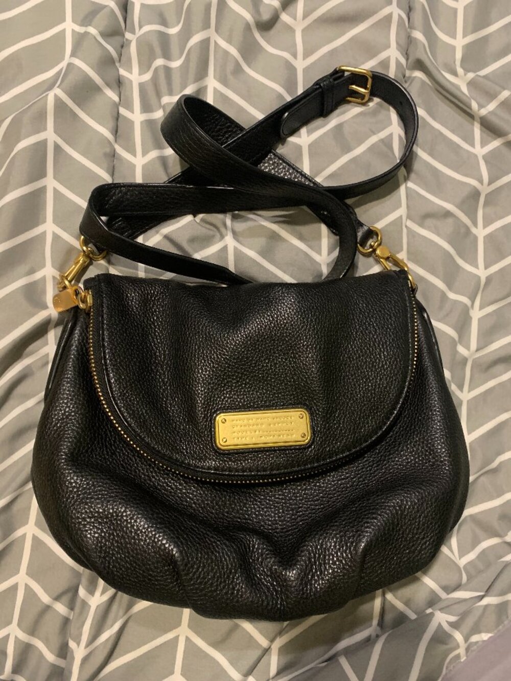 Marc by Marc Jacobs Classic Q Natasha Crossbody Bag Black Leather - Picture 2 of 15